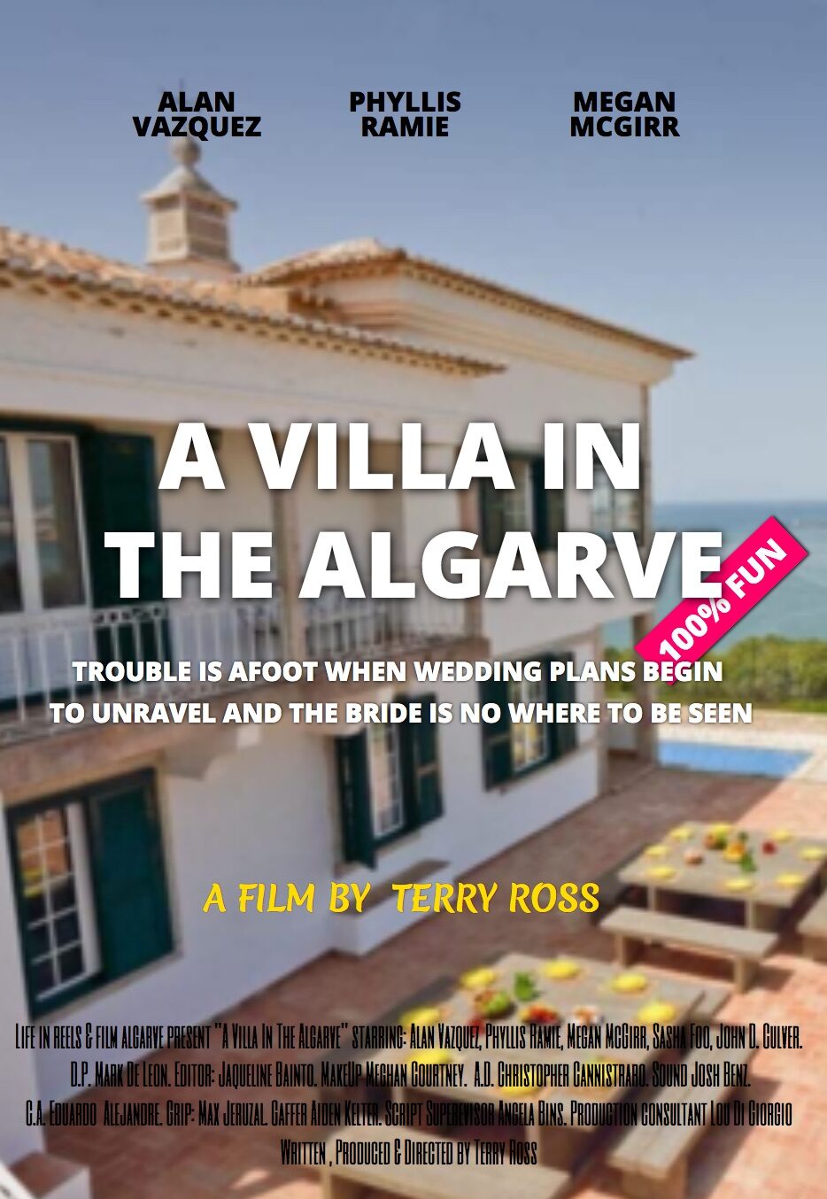 A villa in the Algarve, a film by Terri Ross, co-produced by Film Algarve